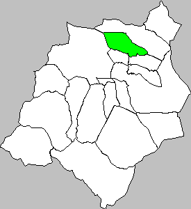 Mapa de Frescado drento d'a redolada Campo de Borja