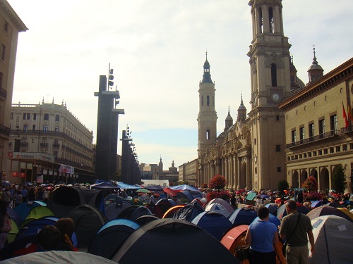 Acampada Zaragoza el 21 de mayo de 2011. #acampadazaragoza. 09