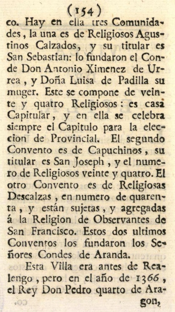 Atlante Español, tomo 2, Aragón. 154 Atlante Español, tomo 2, Aragón. Página 154