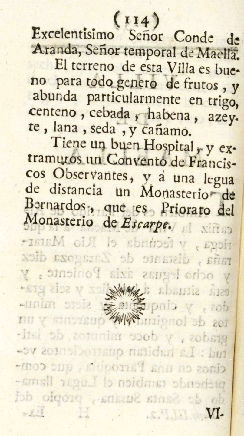 1779 Atlante Español, tomo 3, Aragón 114 1779. Atlante Español, tomo 3, Aragón. 114