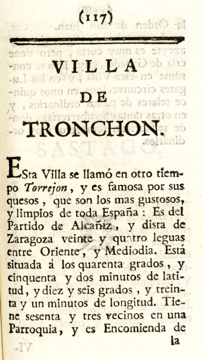 1779. Atlante Español, tomo 3, Aragón. 117