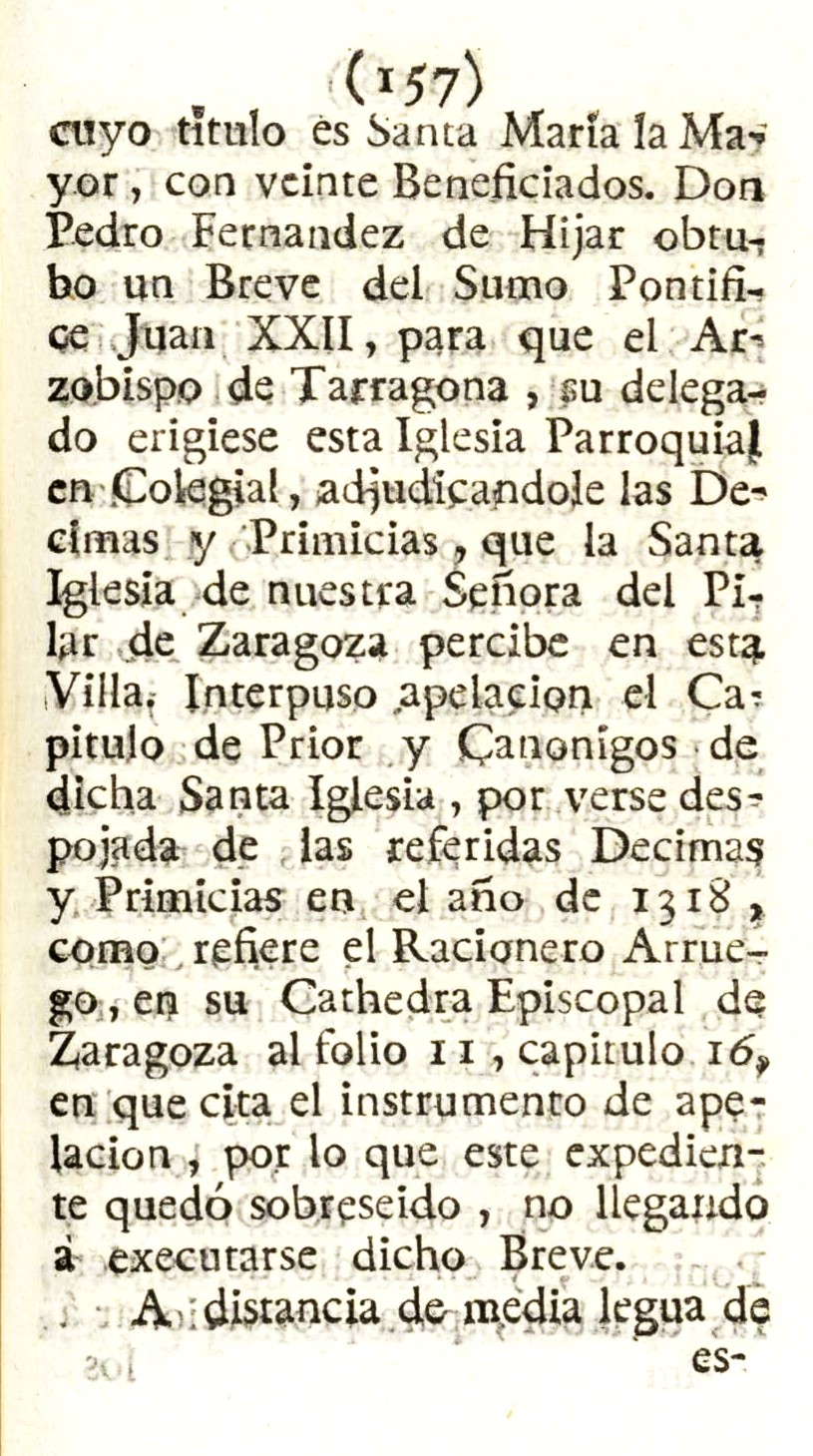 1779 Atlante Español, tomo 3, Aragón 157 1779. Atlante Español, tomo 3, Aragón. 157