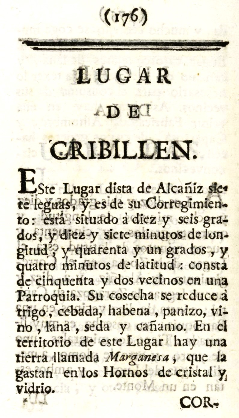 1779 Atlante Español, tomo 3, Aragón 176 1779. Atlante Español, tomo 3, Aragón. 176