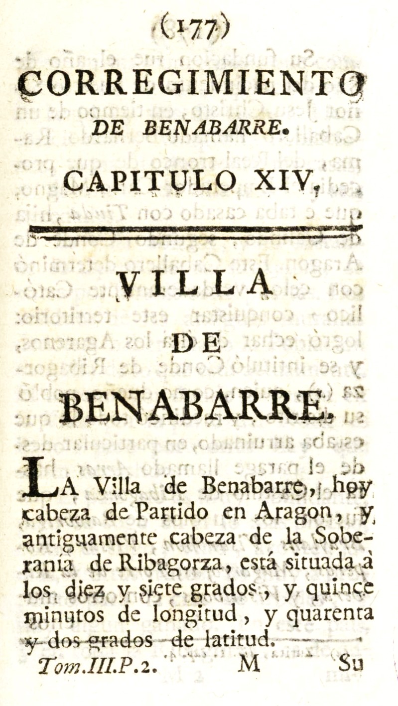 1779 Atlante Español, tomo 3, Aragón 177 1779. Atlante Español, tomo 3, Aragón. 177