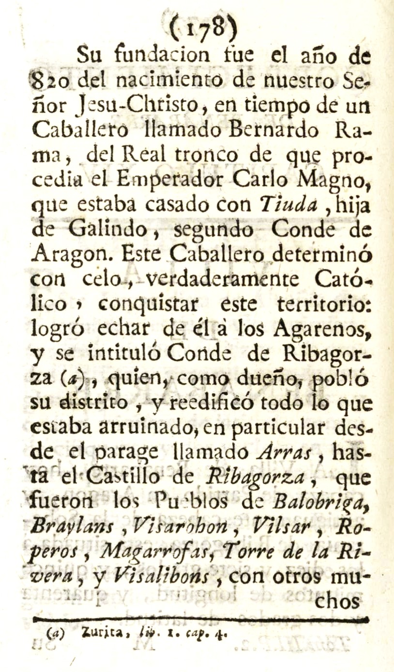 1779 Atlante Español, tomo 3, Aragón 178 1779. Atlante Español, tomo 3, Aragón. 178