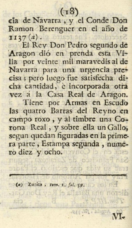 1779 Atlante Español, tomo 3, Aragón 18 1779. Atlante Español, tomo 3, Aragón. 18