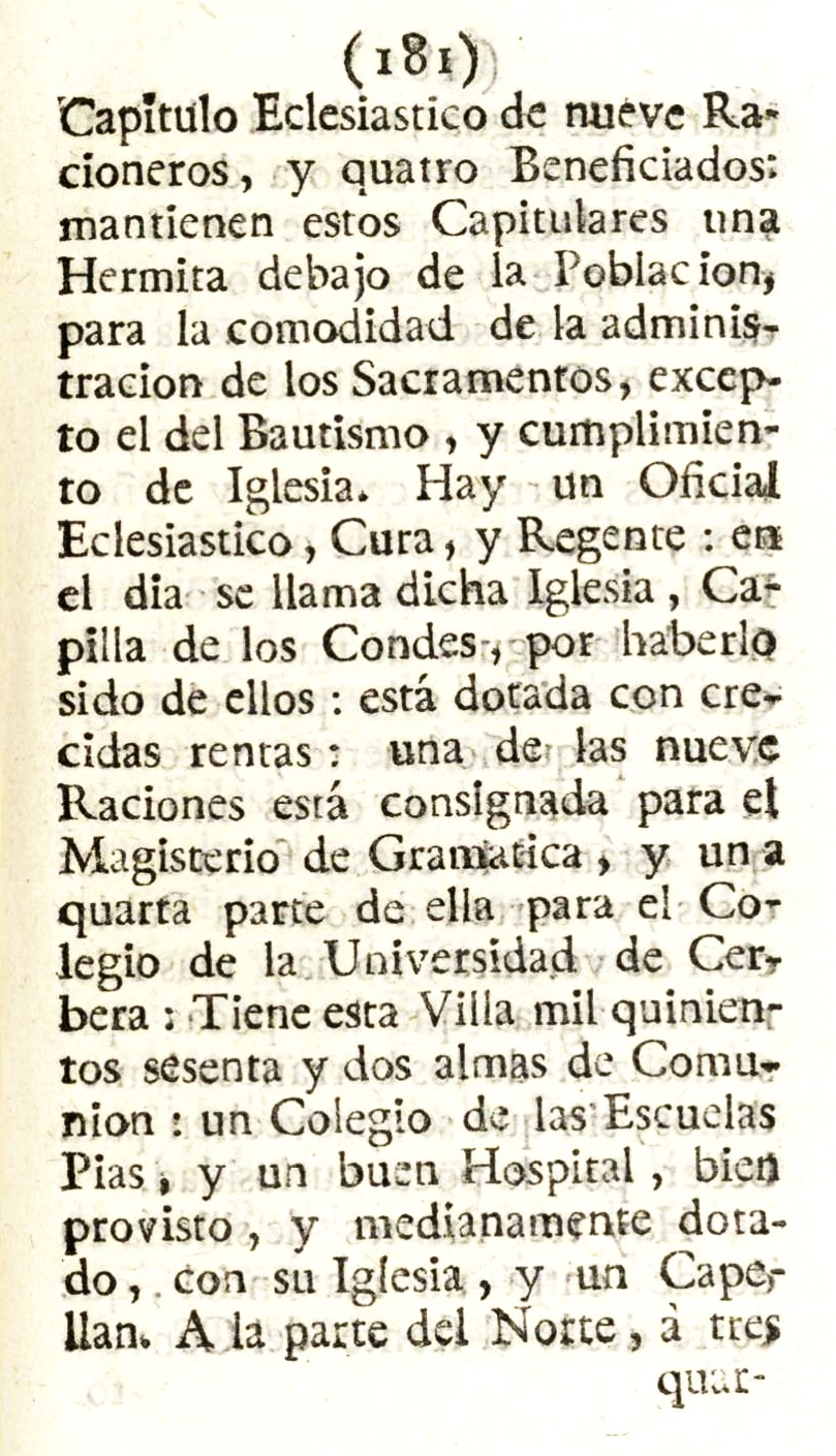 1779 Atlante Español, tomo 3, Aragón 181 1779. Atlante Español, tomo 3, Aragón. 181