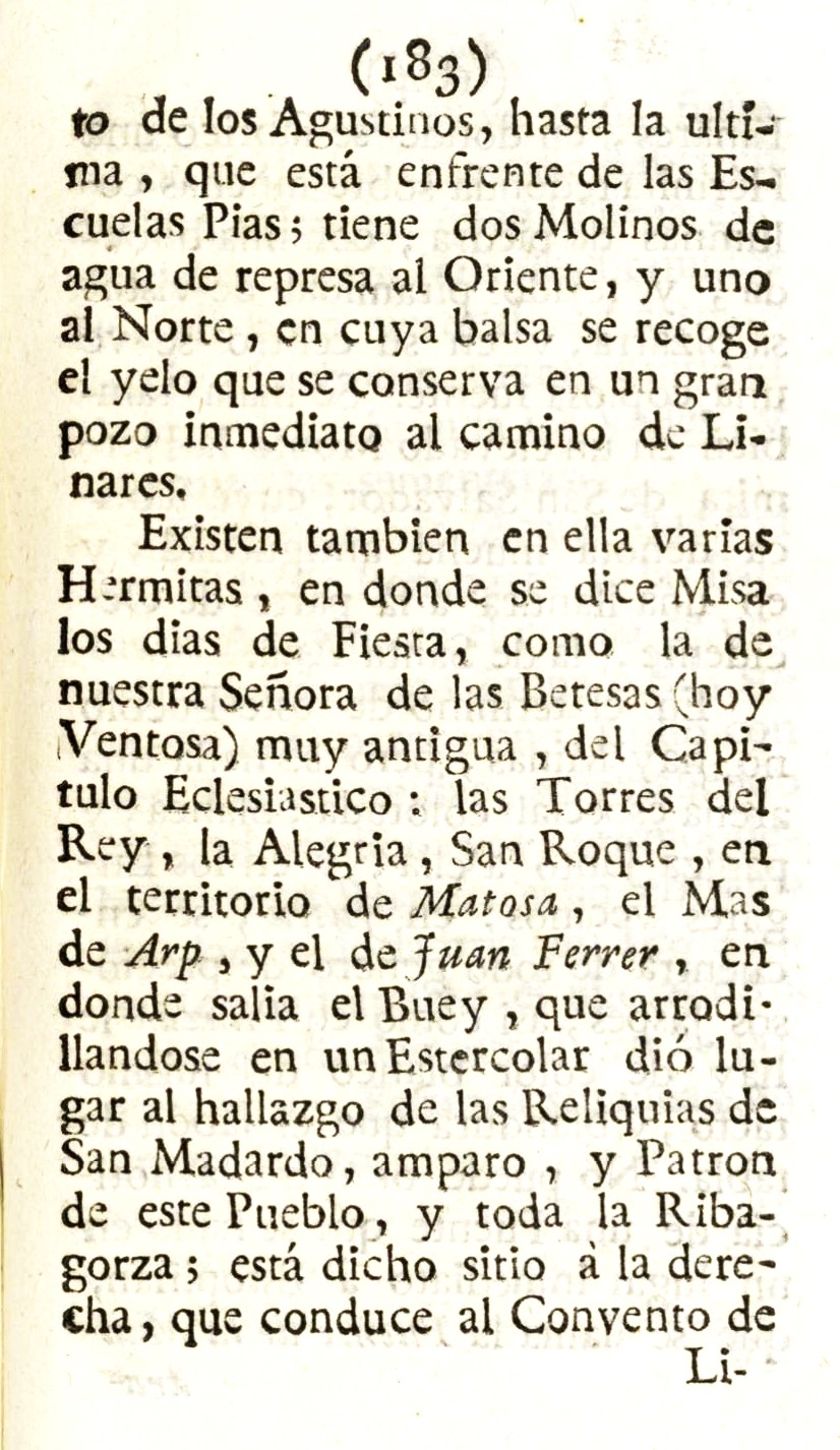 1779. Atlante Español, tomo 3, Aragón. 183