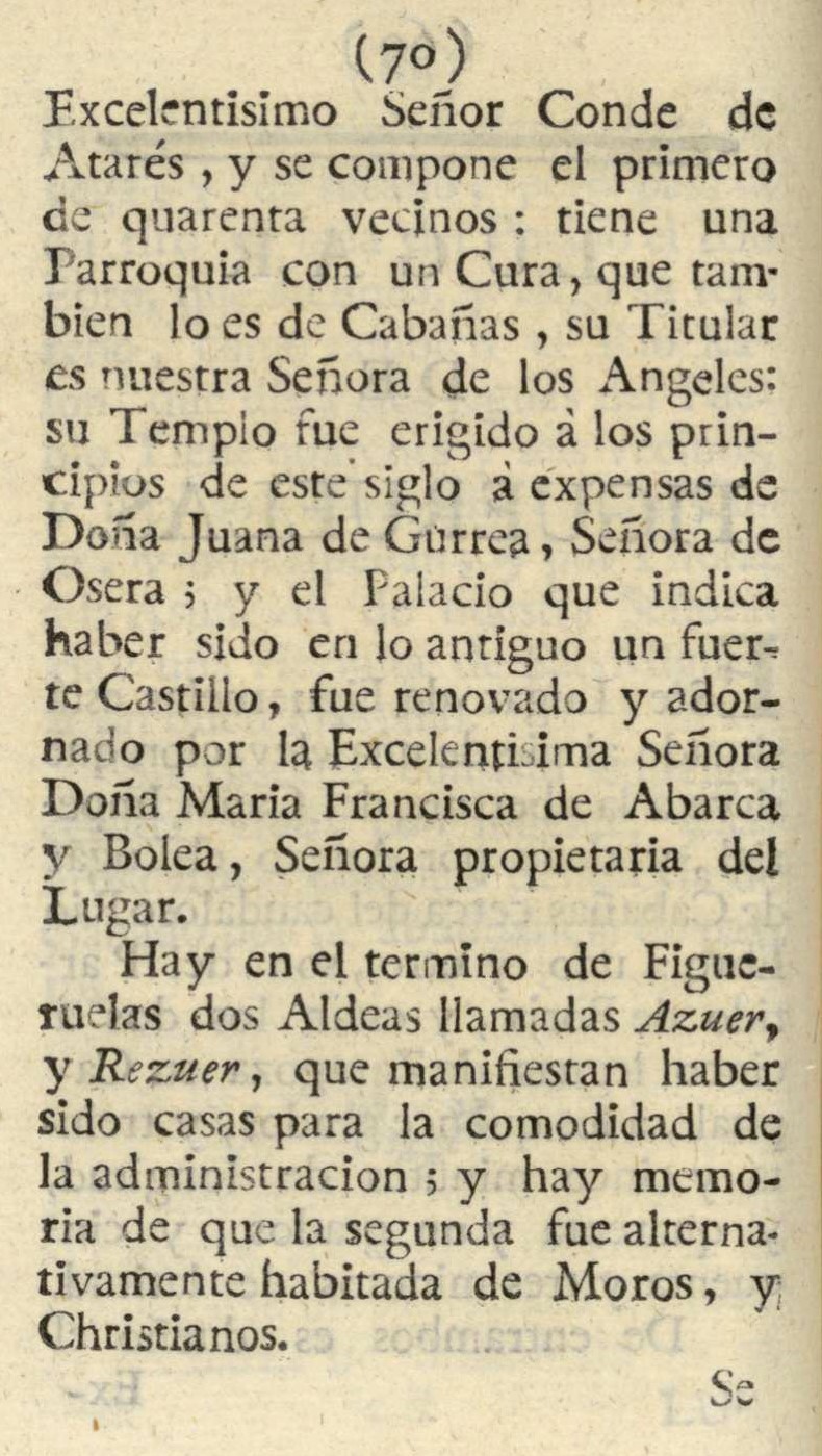 1779 Atlante Español, tomo 3, Aragón 70 1779. Atlante Español, tomo 3, Aragón. 70