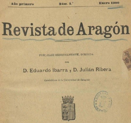 Revista de Aragón. Zaragoza. número 7. julio, agosto, septiembre 1903