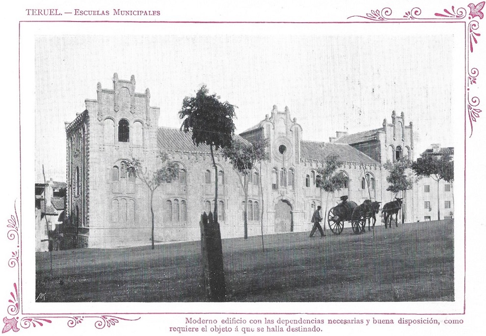 Teruel. Escuelas Municipales de la ciudad en 1910.