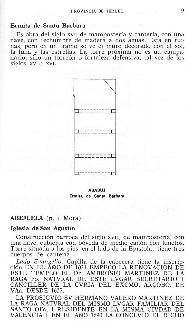 Página 9. Inventario Artístico de Teruel y su Provincia 1974