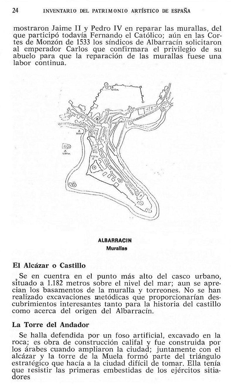 Página 24. Inventario Artístico de Teruel y su Provincia 1974
