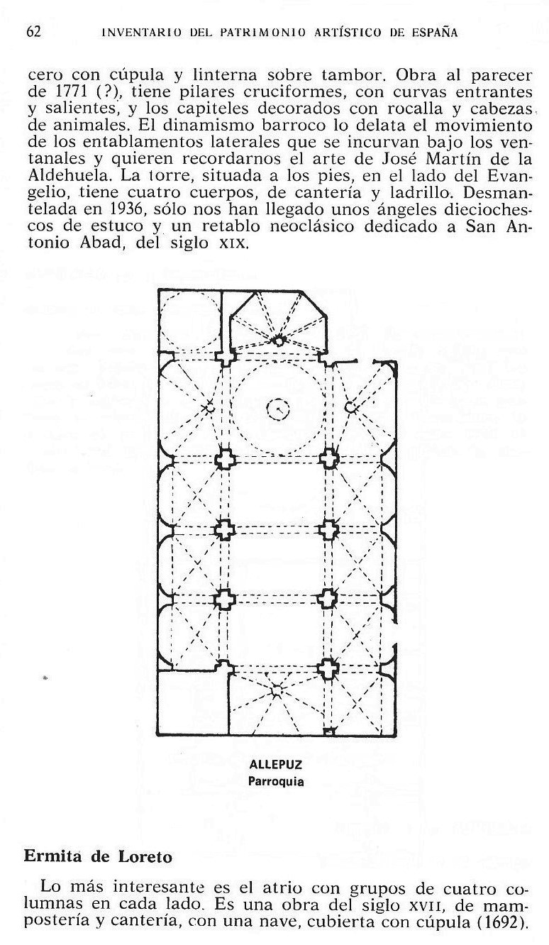 Página 62. Inventario Artístico de Teruel y su Provincia 1974