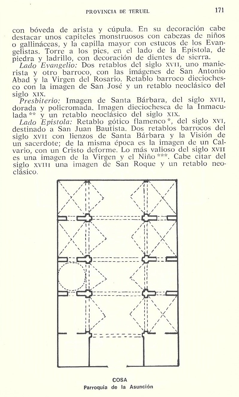 Página 171. Inventario Artístico de Teruel y su Provincia 1974