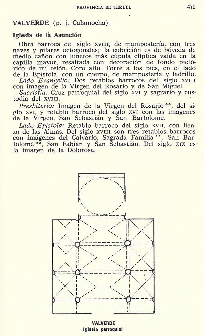 Valverde, Iglesia de la Asunción
