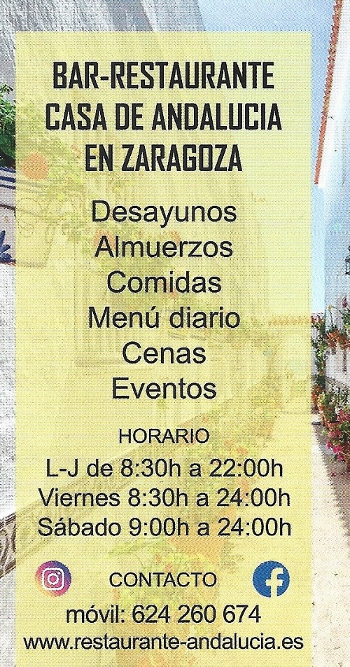 Casa Andalucia, El Pucherico de Luna. Bar Restaurante.