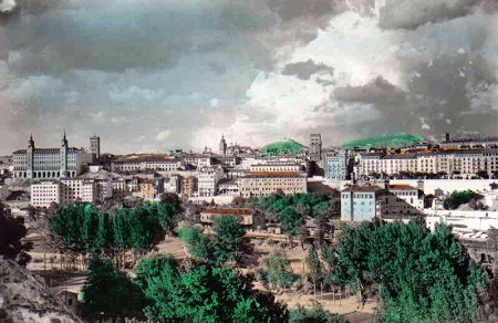 Panorámica de la ciudad de Teruel desde el otro lado del río