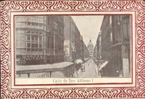 La Calle Alfonso I a principios del siglo XX