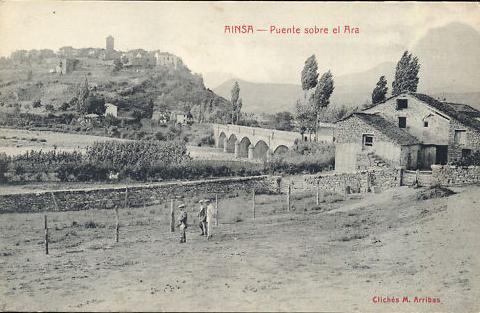 Ainsa, puente sobre el río Ara