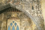El municipio de Alcañiz (Teruel) rodeado de un río profundo y conservando todavía su estructura medieval.
