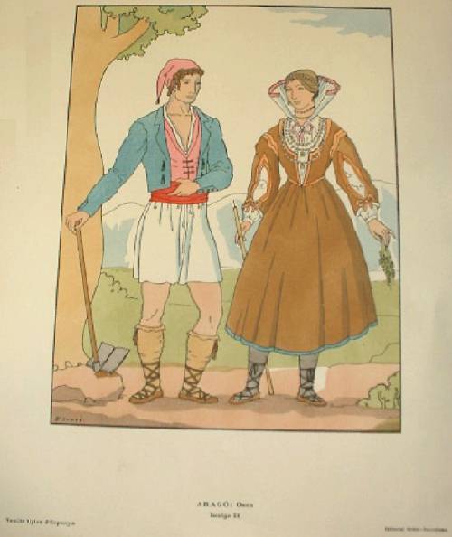 Vestido Aragones seg�n ilustraci�n principio del siglo XX. 7