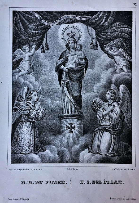 1844 Adoration of the Image of Our Lady del Pilar of Zaragoza