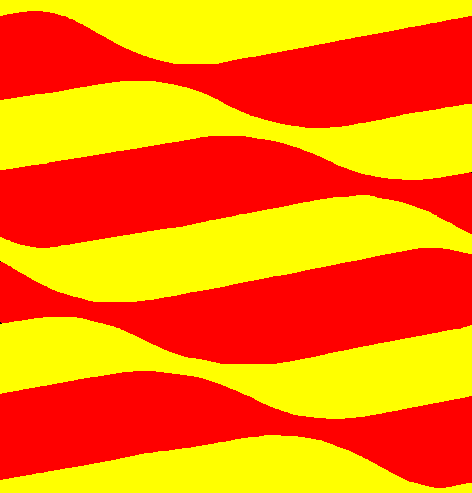 Bandera ondulada