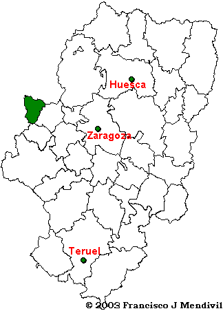 Mapa situazion Redolada Tarazona y el Moncayo