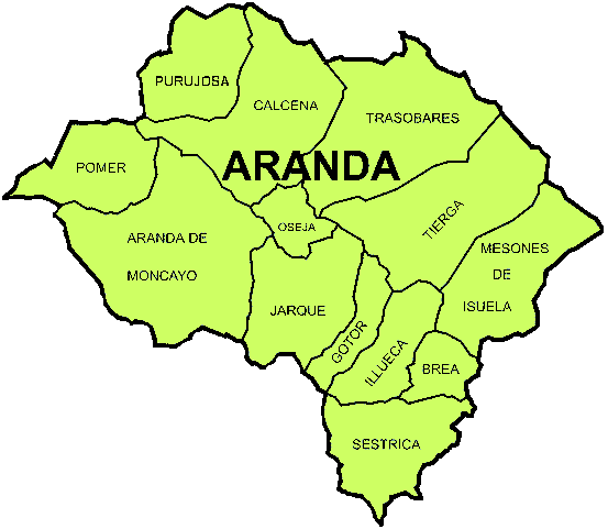 Detalle Comarca del Aranda