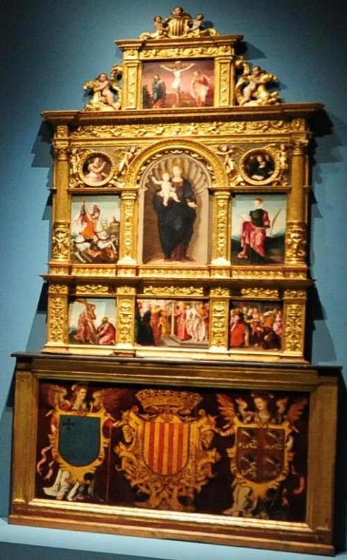 San Jorge, en su altar, Museo Provincial Zaragoza. Siglo XVII. 20