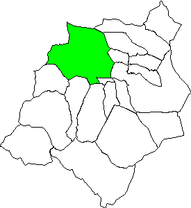 Mapa situació municipi Borja dins de la Comarca Campo de Borja