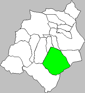 Mapa Fuendejalon dins de la comarca Campo de Borja