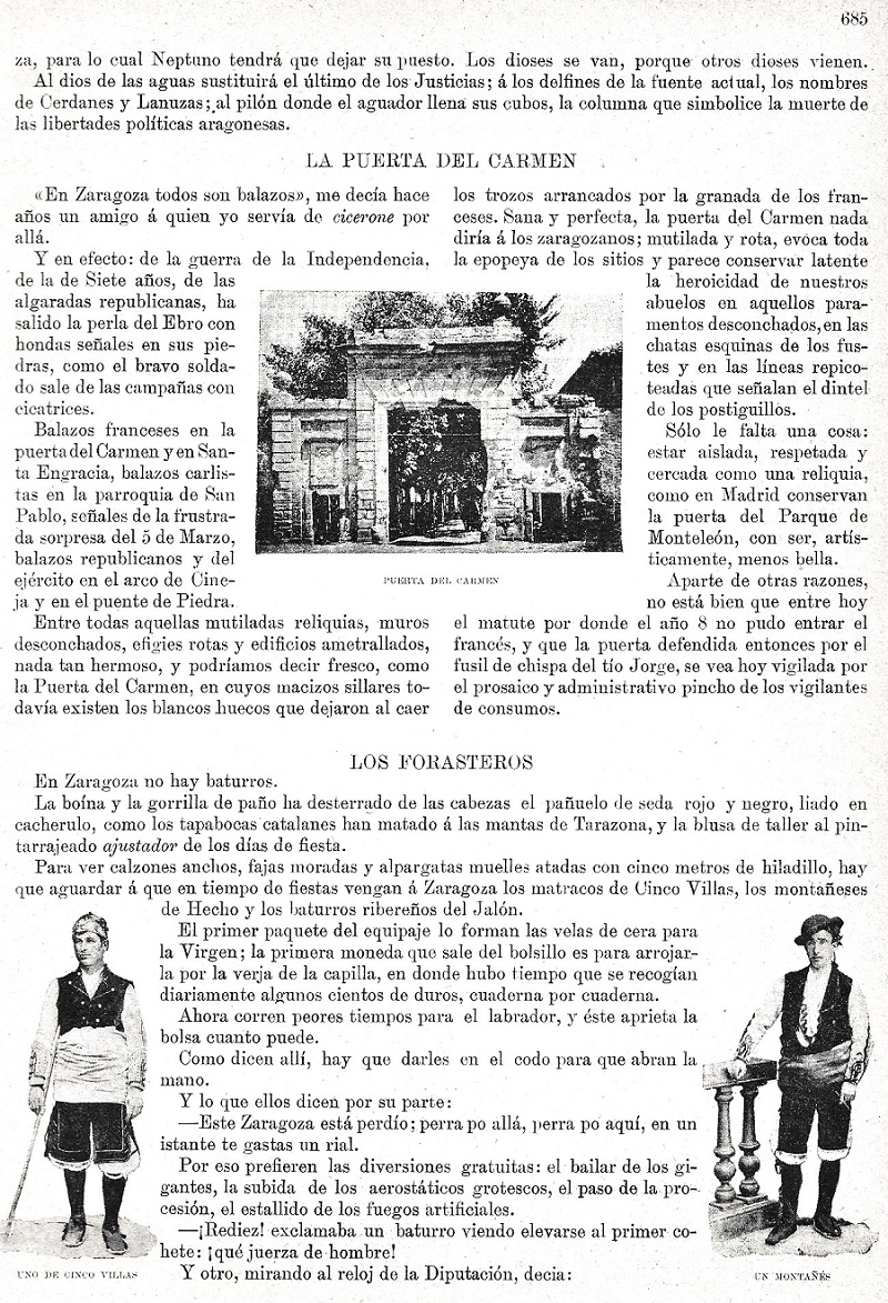 14 de octubre 1893. Fiestas del Pilar. Blanco y Negro. Página 13