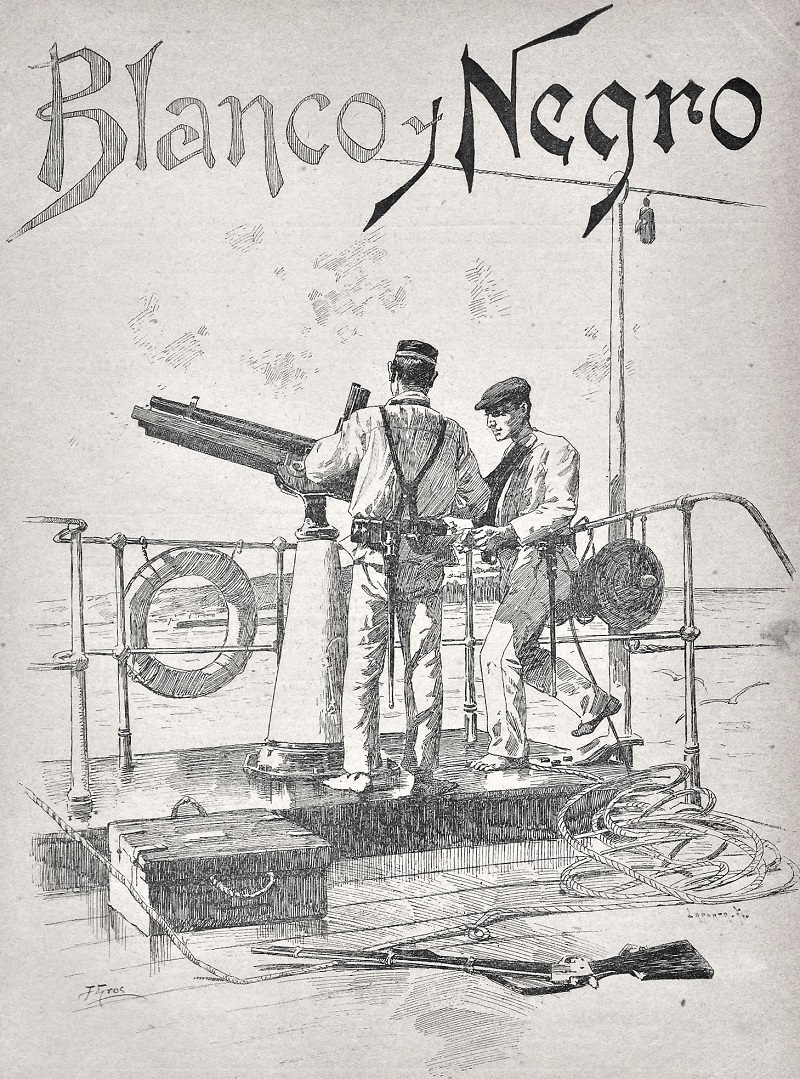 14 de octubre 1893. Fiestas del Pilar. Blanco y Negro. Página 19