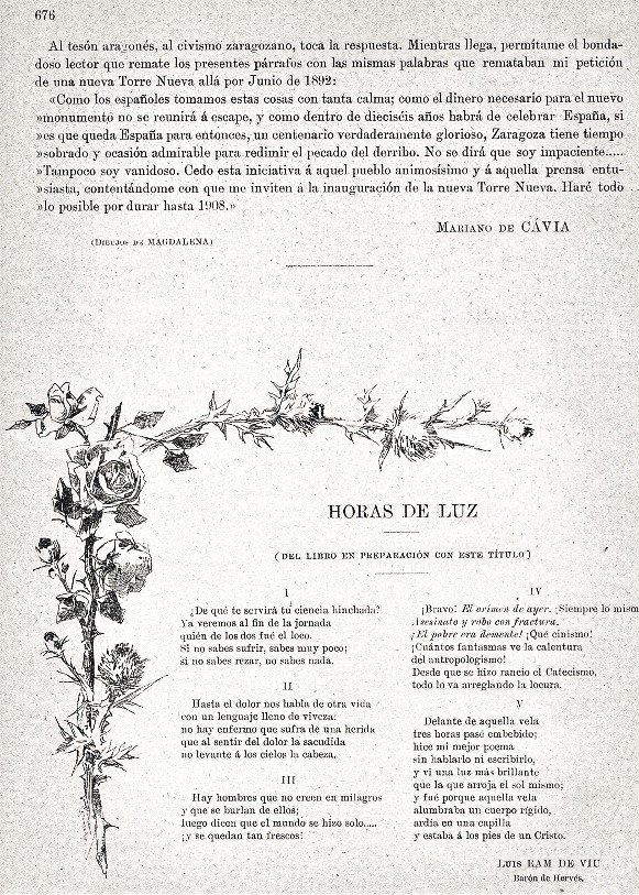 14 de octubre 1893. Fiestas del Pilar. Blanco y Negro. Página 4
