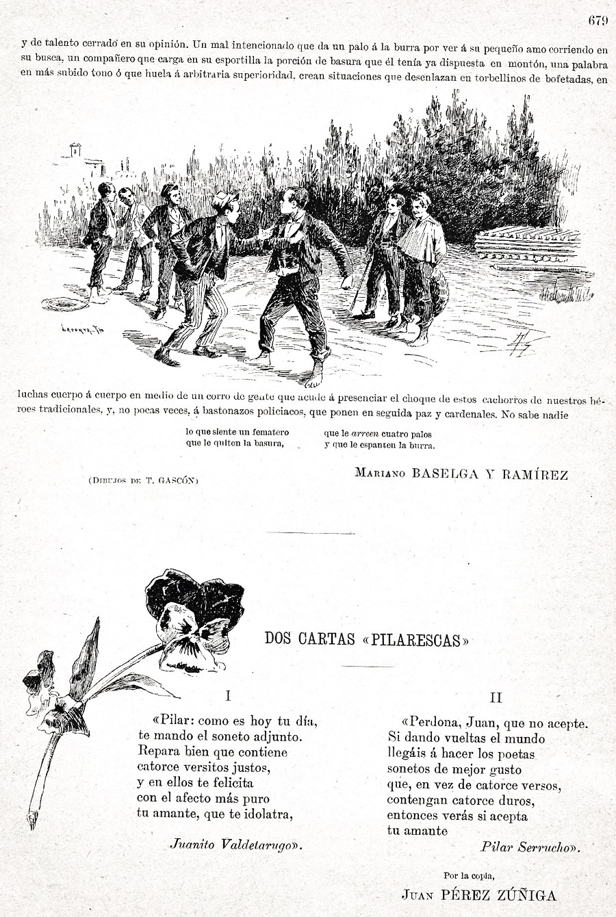 14 de octubre 1893. Fiestas del Pilar. Blanco y Negro. Página 7
