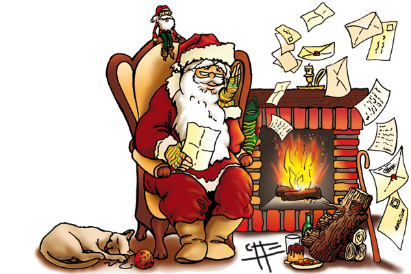 El gato de Papá Noel