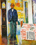 Autorretrato, Munch (para el relato "Padre e hijo" de Flavia Company)