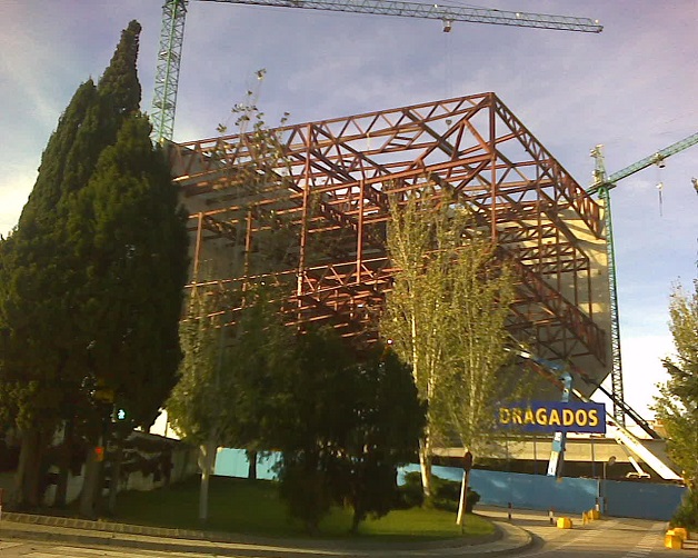 Caixaforum de Zaragoza. Estado de construcción el 11 de diciembre de 2012. 3
