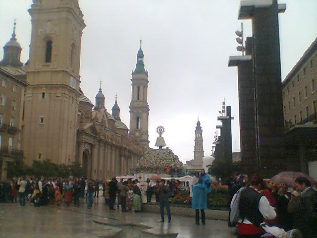 Las fiestas del Pilar. Zaragoza 12 de octubre de 2008.