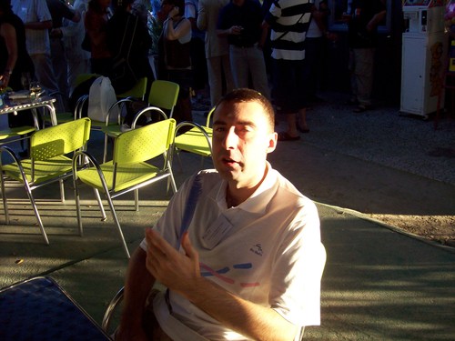 Bloggellon 7 en el Bar las Ocas del Parque grande Zaragoza. julio de 2007.