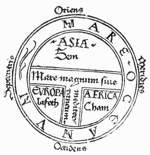 Diseño medieval del Mundo.