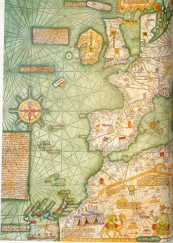 Mapamundi de Pedro IV de Aragón. Diseño medieval del Mundo.