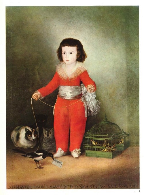I. Don Manuel Osorio de Zuniga (1788). New York. Metropolitan Museum