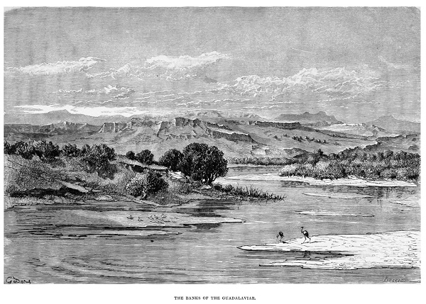 Gustave Dore en Aragon. Orillas del río Guadalaviar en Teruel. 02