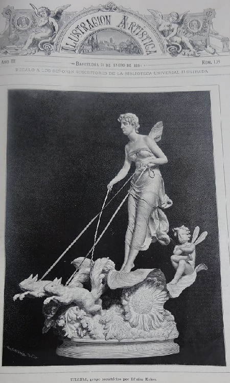 Ilustración Artística. 1884. Página 9.