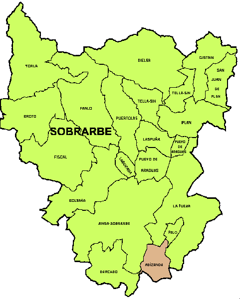municipio Abizanda en Comarca Sobrarbe