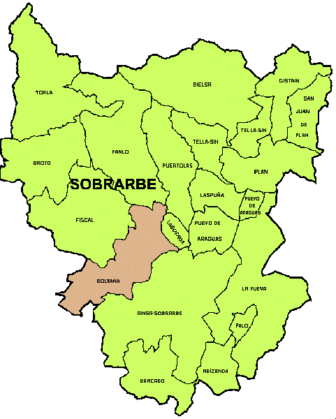 municipio Boltaña en Comarca Sobrarbe