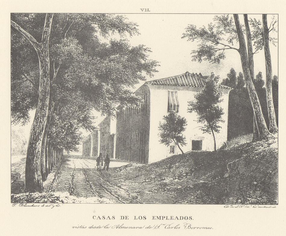 Canal Imperial de Aragón. Casa de los empleados. Memoria histórica. Noticia sobre las utilidades que produce, y explicación de que contiene Lámina VII. Canal Imperial de Aragón. Casa de los empleados. Memoria histórica.
